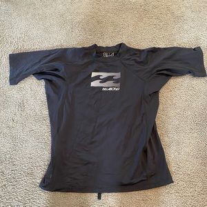 Men’s black XL billabong rash guard